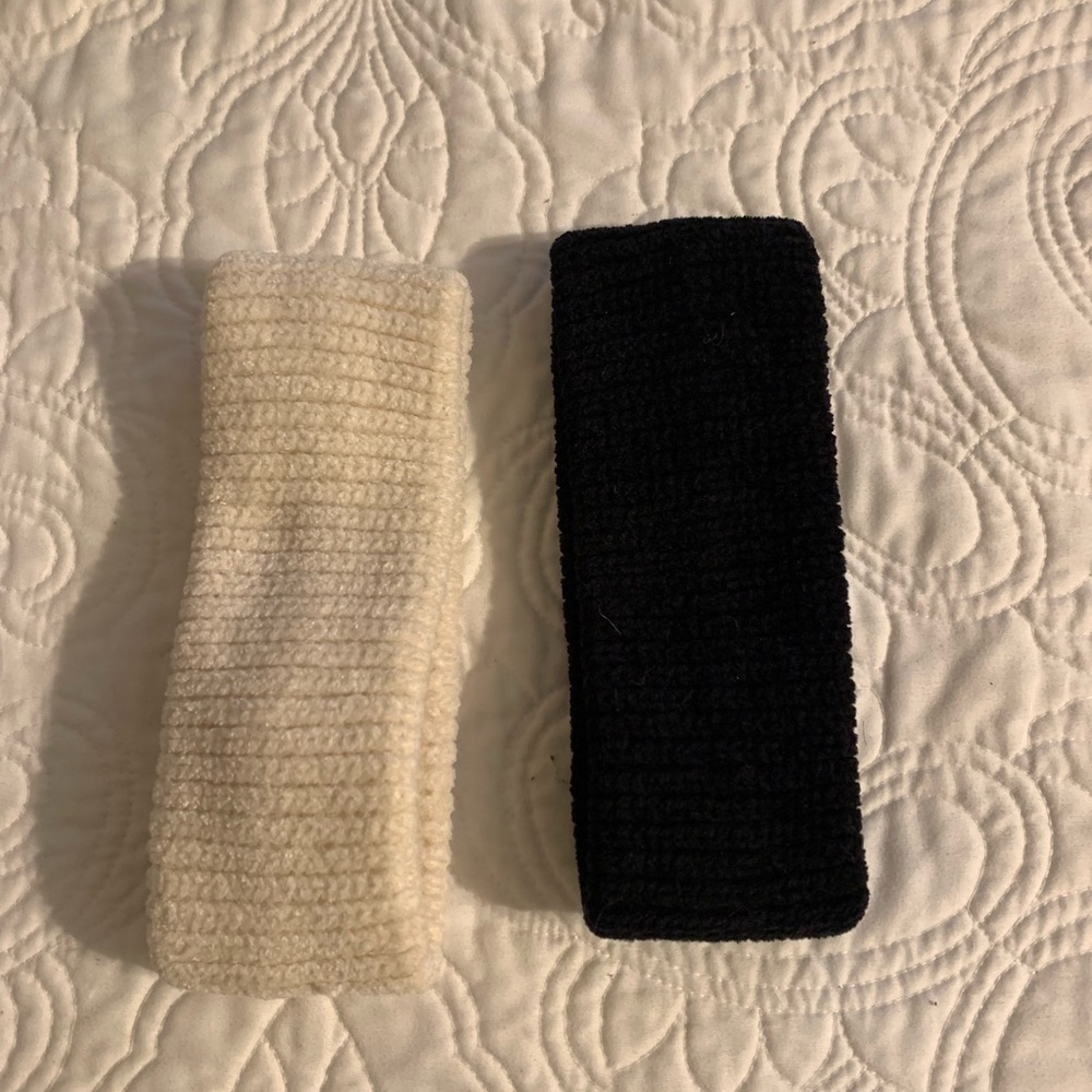 Two head bands/ear covers for cold weather